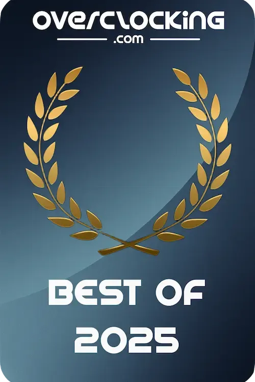 Overclocking.com Best of 2025 Award