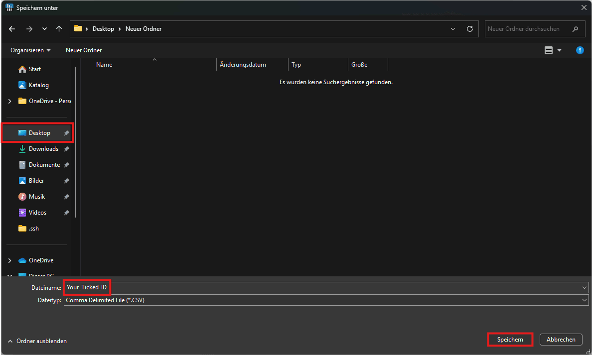 Save the HWiNFO file with your ticket ID as the file name