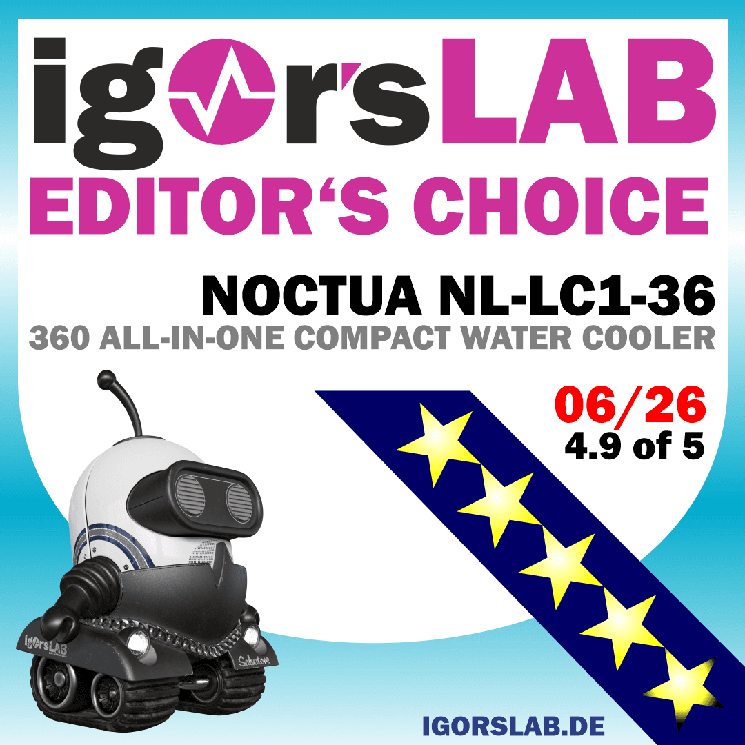 Igor's Lab Editor's Choice Award
