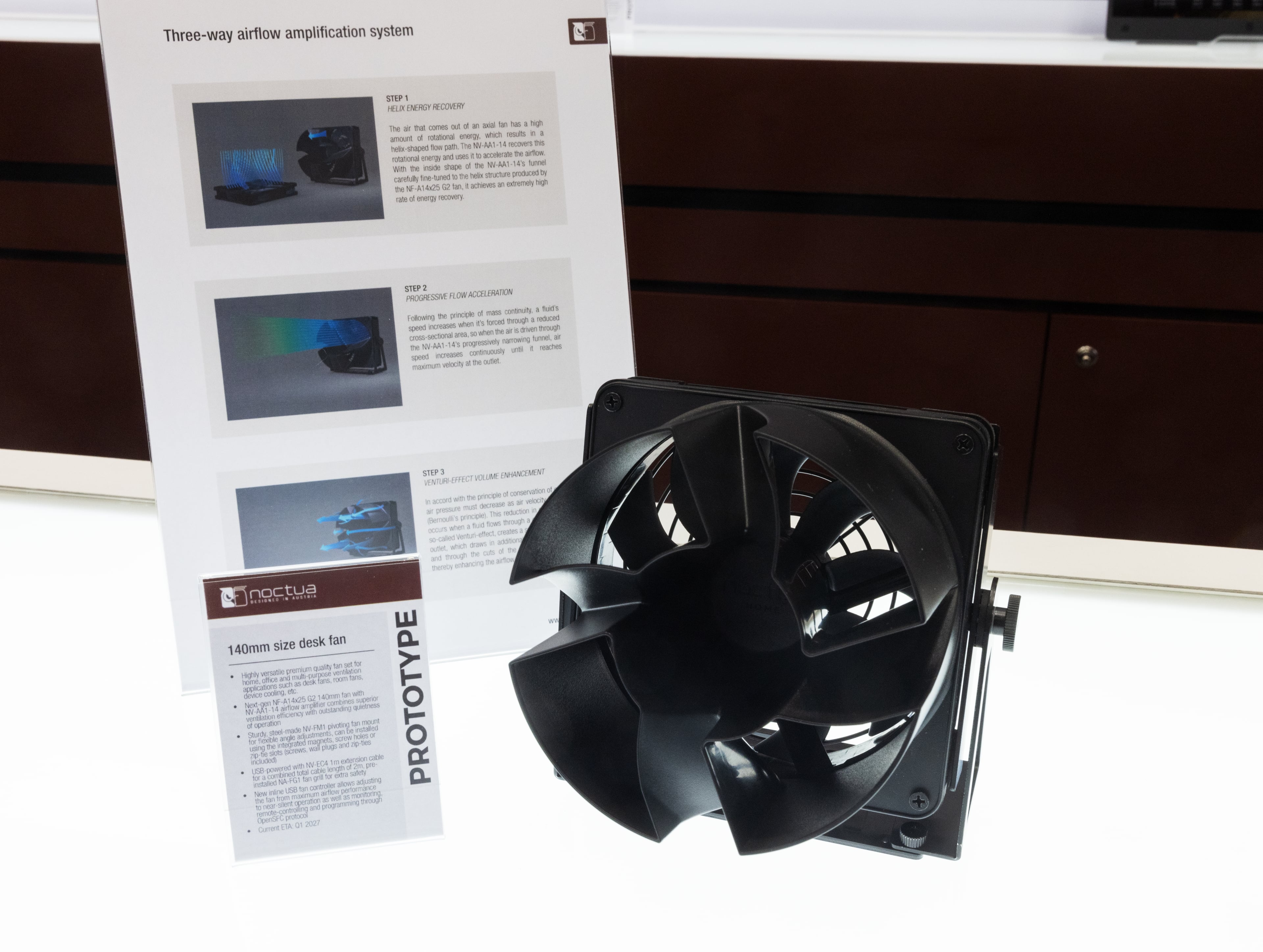 140mm desk fan