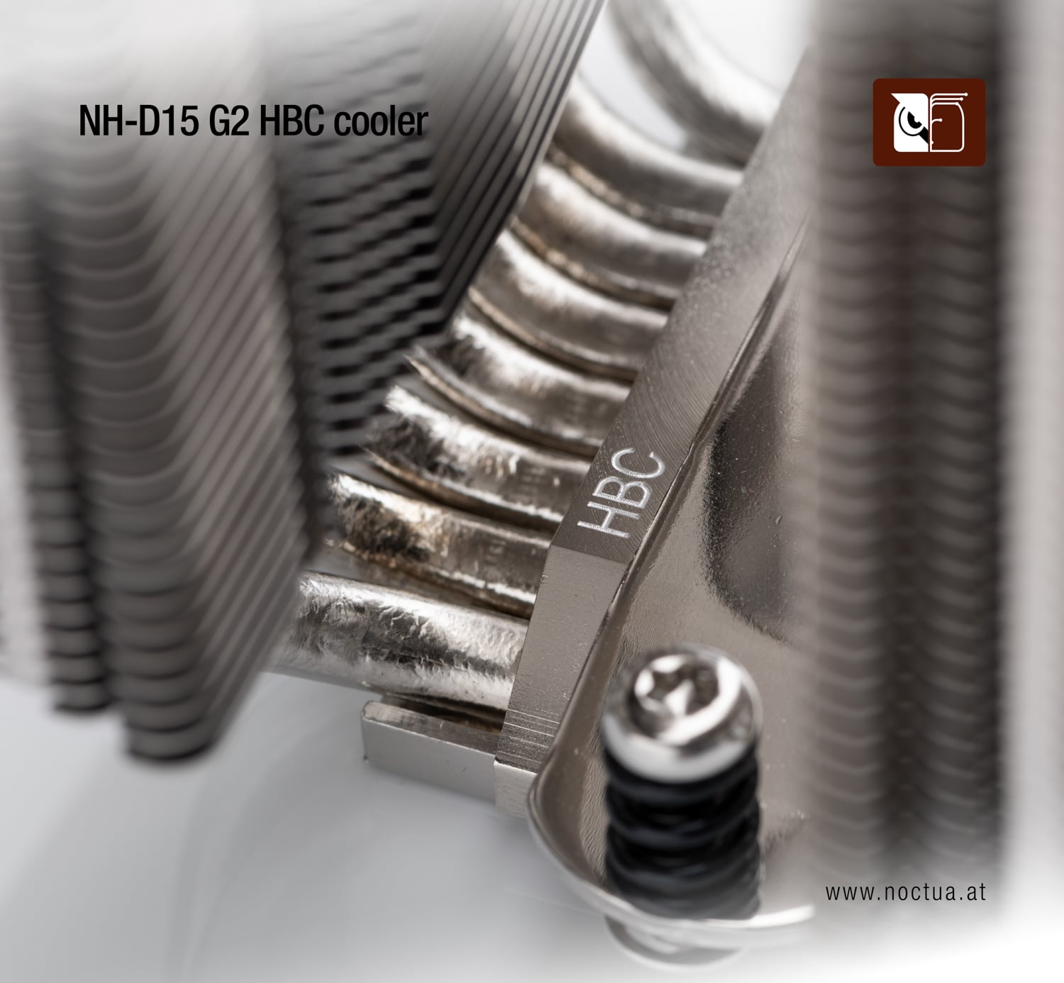 HBC engraving on the cooler base