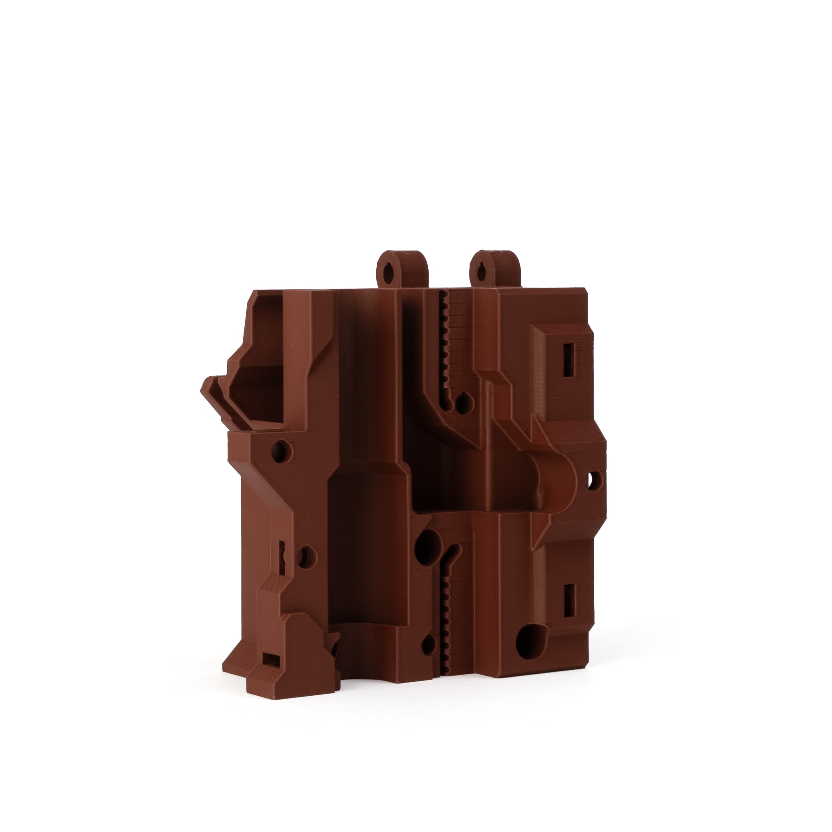Brown 3D printed part